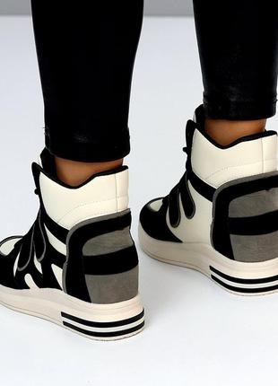 Сникерсы "syrup", черные, экокожа/экономик