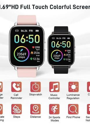 Смартгодинник, фітнес-трекер motast smart watch 2022 для android ios5 фото