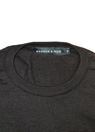 Шерстяной пуловер теплая мужская кофта шерсть6 фото