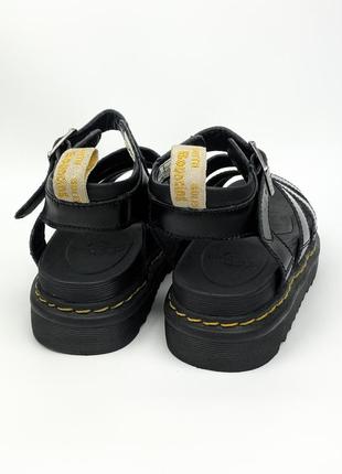 Босоножки dr. martens 11822002 кожаные черные женские размер 37 - 37.55 фото