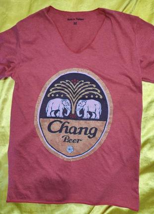 Стильная женская хлопковая футболка с круглым вырезом с круглым слоном chang

.м2 фото