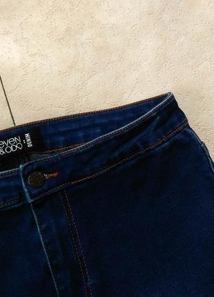 Брендовые джинсы скинни с высокой талией even&odd, 10 размер.4 фото