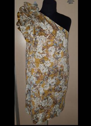 Платье цветочный принт  макси сарафан миди разные s  m l xl4 фото