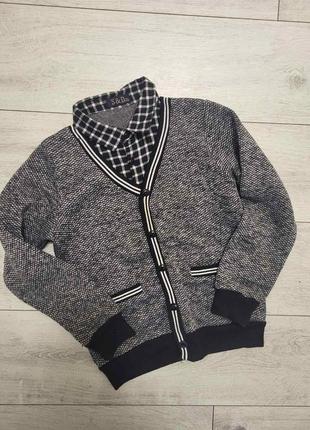 Свитер на флисси для мальчика 10роков