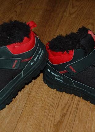 Зимние ботинки 32 р quechua waterproof2 фото