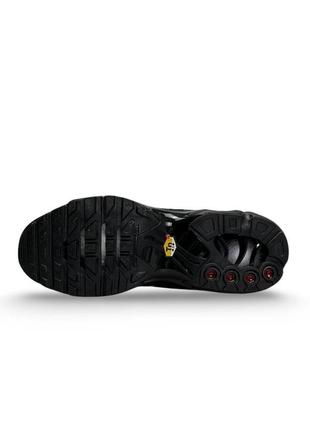 Мужские кроссовки nike air max plus black gradient red8 фото