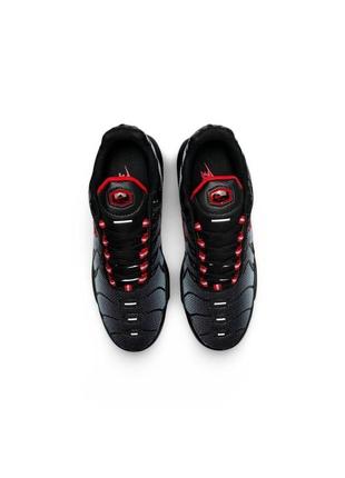 Мужские кроссовки nike air max plus black gradient red2 фото