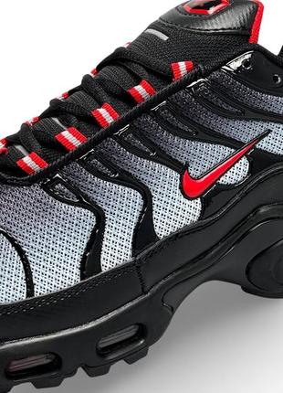 Мужские кроссовки nike air max plus black gradient red7 фото