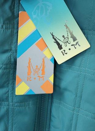 Демисезонная куртка для девочки, бомбер, фабричное качество, замеры в описании 4