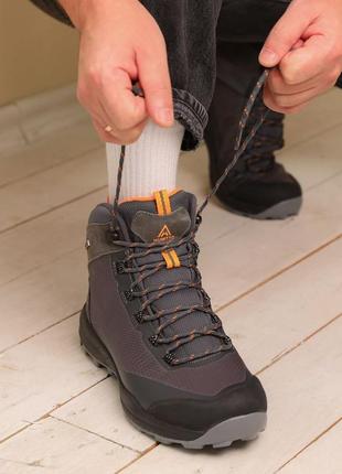 Термокроссовки мужские влагостойкие серые6 фото
