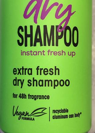 Got2b extra fresh dry shampoo 100 ml мл сухой шампунь спрей для волос экстра-свежесть ароматизованный vegan веган2 фото
