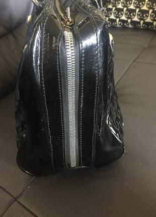 Лаковая сумка из натуральной кожи jaeger2 фото