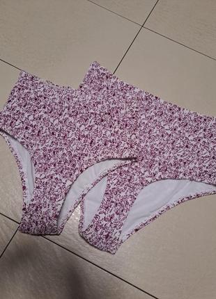 Высокие трусики-жатка/низ от купальника 6 и 14 размера
