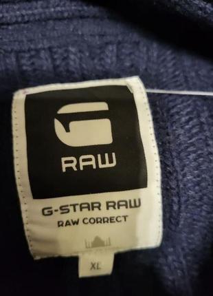 Вязаный свитер g-star из смеси сырой шерсти8 фото