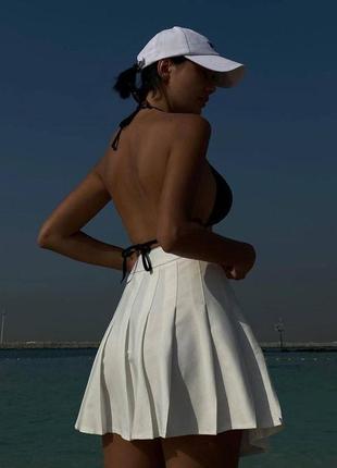 Женская мини-юбка тенниска с шортиками.7 фото