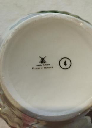 Чайний порцеляновий сервіз, голандія.2 фото