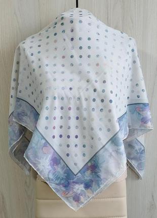 Стильна тонка легка батистова бавовняна хустка, платок, літо, туреччина