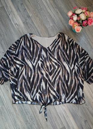 Красивая женская блуза большой размер батал 56/58 блузка блузочка9 фото