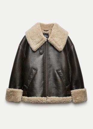 Дубленка zara
