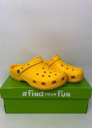 Classic orange crocs оранжевые классические кроксы