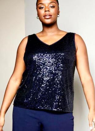 Эффектный топ в поэтках большого размера