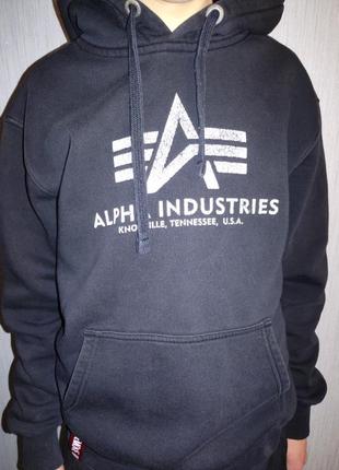 Худи alpha industries1 фото