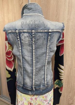 Куртка джинсова бохо6 фото