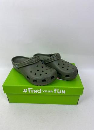 Classic rmy crocs зеленые классические кроксы