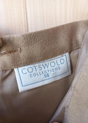 Замшева спідниця юбка под замш трапеция макси миди довга cotswold великобритания4 фото