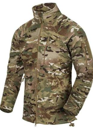 Флiсова куртка alpha tactical helikon-tex multicam