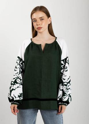 Вышитая блузка