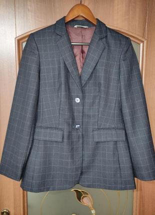 Шерстяной пиджак marks &amp; spencer (60% шерсть)