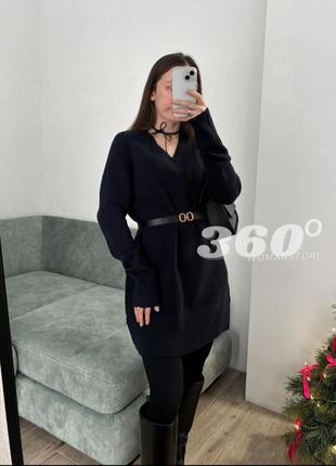 Вʼязана сукня туніка zara xs s2 фото