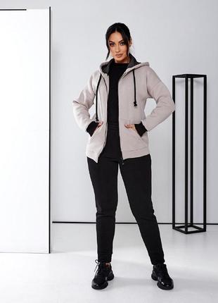 Спортивний костюм 42-60розміри. пеньє,кофта на змійці,