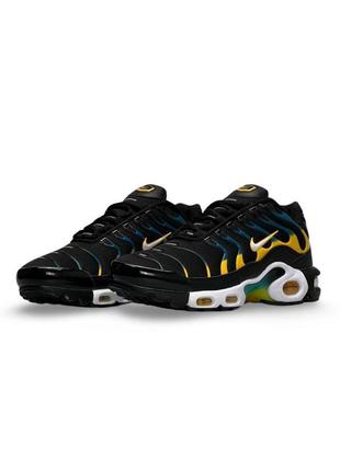 Кроссовки мужские nike air max plus black teal yellow