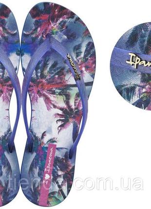 Женские вьетнамки ipanema female 82399 wave tropical ii fem синие