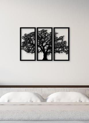 Деревяне панно "багатовікове дерево"9 фото