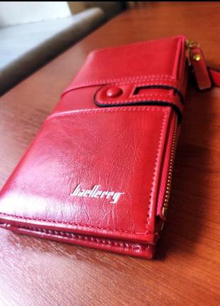 Кошелек (гаманець). новый. ярко красный. женский.