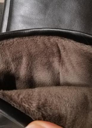 Трендовые кожаные сапоги davos gomma, квадратный носок3 фото