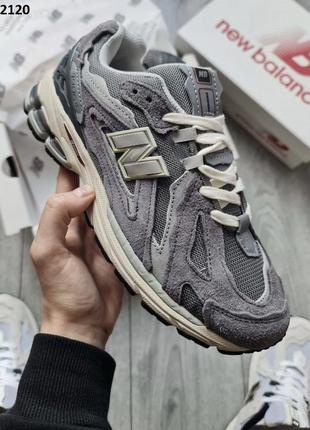 Кроссовки New balance Botas de futbol Futbol junior серые