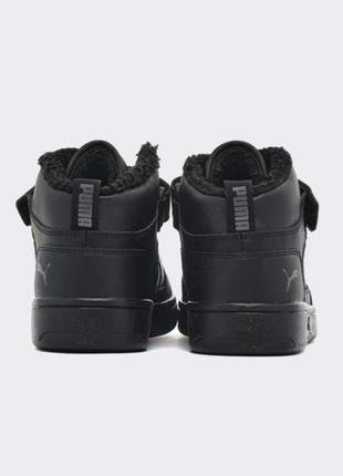 Кеды puma  rebound mid strap wtr 148303 кроссовки 👟 мужские puma оригинал бренд классные стильные4 фото