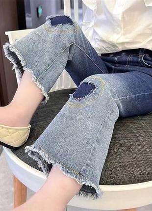 Стильні джинси кльош для дівчинки