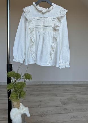 Блузка молочная