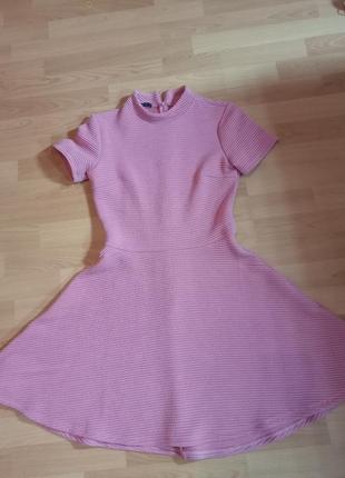 Платье розовое1 фото