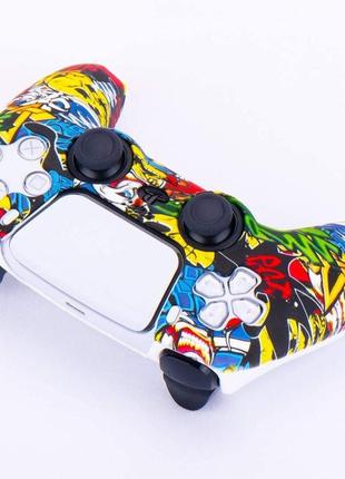Силіконовий чохол для джойстика sony playstation ps5 + накладки на аналогові стіки.