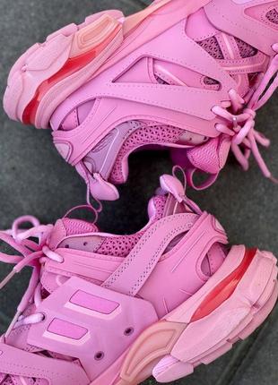 Balenciaga track 3.0 pink, кросівки, кроссовки9 фото