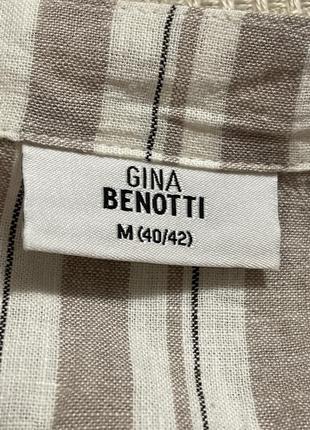 Итальянское полульняное платье gina benotti4 фото