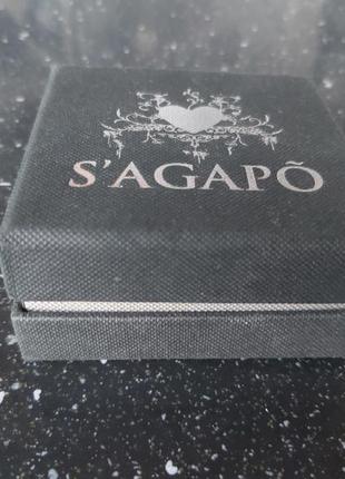 Браслет s´agapo, италия - натур кожа и сталь aisi 316, длина 52 см6 фото