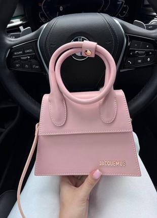 Сумочка jacquemus lux pink