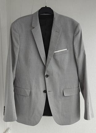 Котоновый мужской пиджак zara